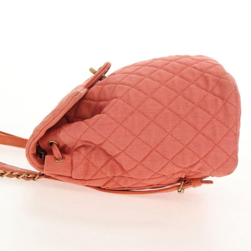 Chanel Vintage Flap Backpack Denim Pink Denim_Jeans Backpack Bag - Picture 3 of 16